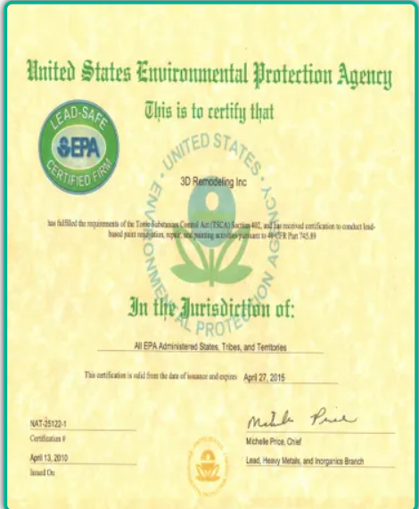 EPA Lead Safe